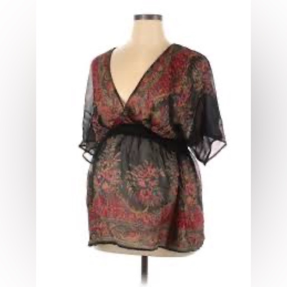 Plus size maternity top